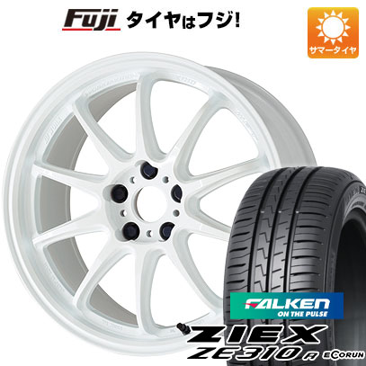【新品国産車用5穴114.3】 夏タイヤ ホイール4本セット 225/40R18 ファルケン ジークス ZE310R エコラン(限定) WORK ワーク エモーション ZR10 8.5J 18インチ(送料無料)｜フジコーポレーション