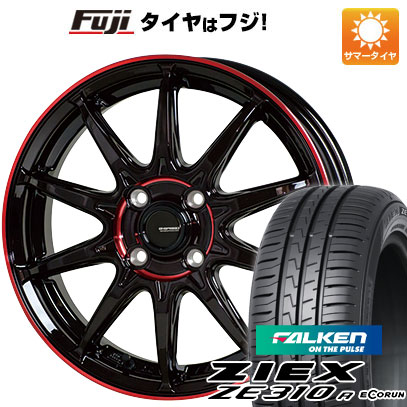 【新品国産車用4穴100】 夏タイヤ ホイール4本セット 185/55R15 ファルケン ジークス ZE310R エコラン(限定) ホットスタッフ ジースピード P-05R 5.5J 15インチ(送料無料)|フジコーポレーション