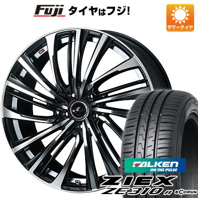 【新品国産車用5穴114.3】 夏タイヤ ホイール4本セット 205/60R16 ファルケン ジークス ZE310R エコラン(限定) WEDS ウェッズ レオニス FS 6.5J 16インチ(送料無料)