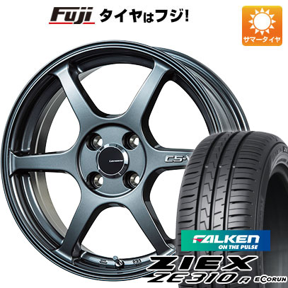 【新品国産車用4穴100】 夏タイヤ ホイール4本セット 195/50R16 ファルケン ジークス ZE310R エコラン(限定) レアマイスター CS-V6(ガンメタ) 6J 16インチ(送料無料)