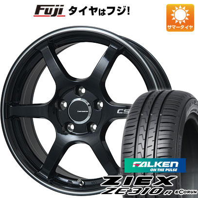 【新品国産車用5穴100】 夏タイヤ ホイール4本セット 205/50R17 ファルケン ジークス ZE310R エコラン(限定) レアマイスター CS-V6(グロスブラック/ラインポリッシュ) 7J 17インチ(送料無料)