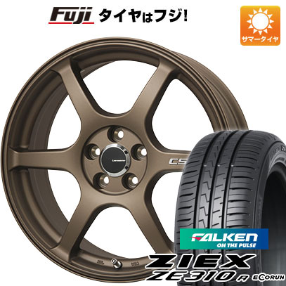 【新品国産車用5穴100】 夏タイヤ ホイール4本セット 215/45R17 ファルケン ジークス ZE310R エコラン(限定) レアマイスター CS-V6(ブロンズ) 7J 17インチ(送料無料)