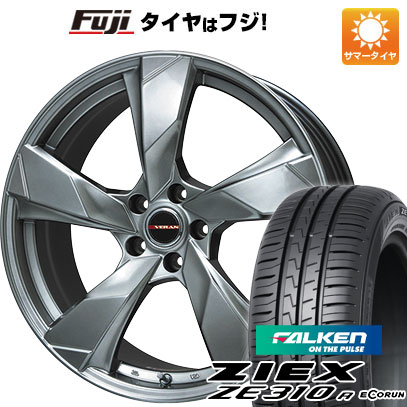 【新品国産車用5穴114.3】 夏タイヤ ホイール4本セット 225/50R18 ファルケン ジークス ZE310R エコラン(限定) プレミックス ヴェランV(クロームハイパーシルバー) 8J 18インチ(送料無料)|フジコーポレーション