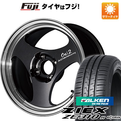 【新品国産車用4穴100】 夏タイヤ ホイール4本セット 185/60R15 ファルケン ジークス ZE310R エコラン(限定) ヨコハマ アドバンレーシング ONI2 6.5J 15インチ(送料無料)|フジコーポレーション