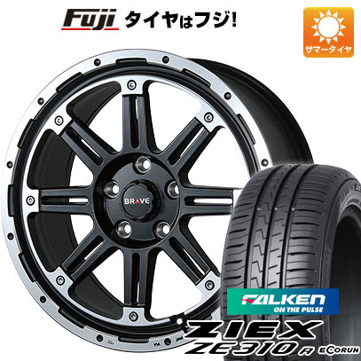 【新品国産車用5穴114.3】 夏タイヤ ホイール4本セット 225/65R17 ファルケン ジークス ZE310R エコラン(限定) ブレスト バーンズテック ブレイブストリーム 7.5J 17インチ(送料無料)｜フジコーポレーション