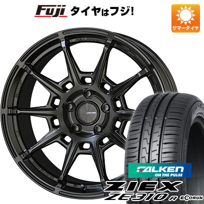 【新品国産車用5穴114.3】 夏タイヤ ホイール4本セット 225/55R18 ファルケン ジークス ZE310R エコラン(限定) 共豊 ガレルナ レフィーノ 7.5J 18インチ(送料無料) 102,850円