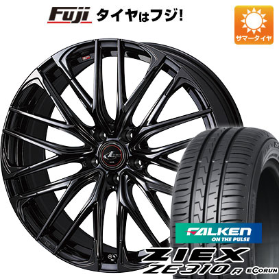 【新品国産車用5穴114.3】 夏タイヤ ホイール4本セット 225/45R18 ファルケン ジークス ZE310R エコラン(限定) WEDS ウェッズ レオニス SK 7J 18インチ(送料無料)|フジコーポレーション