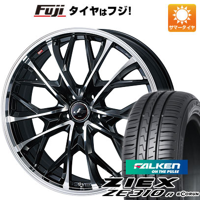 【新品国産車用5穴100】 夏タイヤ ホイール4本セット 215/45R17 ファルケン ジークス ZE310R エコラン(限定) WEDS ウェッズ レオニス MV 7J 17インチ(送料無料)|フジコーポレーション
