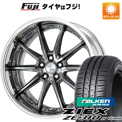 【新品国産車用5穴100】 夏タイヤ ホイール4本セット 215/40R18 ファルケン ジークス ZE310R エコラン(限定) WORK ワーク ランベック LS10 8J 18インチ(送料無料)