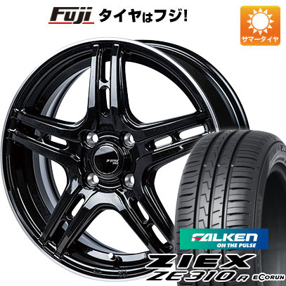 【新品国産車用4穴100】 夏タイヤ ホイール4本セット 195/55R16 ファルケン ジークス ZE310R エコラン(限定) モンツァ JPスタイル R52 6J 16インチ(送料無料)