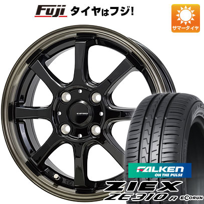 【新品国産車用4穴100】 夏タイヤ ホイール4本セット 175/65R15 ファルケン ジークス ZE310R エコラン(限定) ホットスタッフ ジースピード P-08 5.5J 15インチ(送料無料)|フジコーポレーション