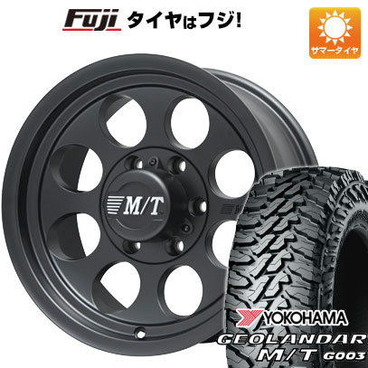 【新品国産車用6穴139.7】 夏タイヤ ホイール4本セット 315/75R16 ヨコハマ ジオランダー M/T G003 ミッキートンプソン クラシック3 ブラック 8J 16インチ(送料無料)