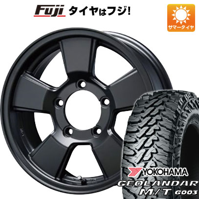 【新品】ジムニー 夏タイヤ ホイール4本セット 175/80R16 ヨコハマ ジオランダー M/T G003 ブレスト バーンズテック JHストリーム 5.5J 16インチ(送料無料)