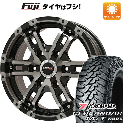 【新品】プラド 夏タイヤ ホイール4本セット 275/55R20 ヨコハマ ジオランダー M/T G003 ビッグウエイ B-MUD Z(ブラックポリッシュ/ブラッククリア) 8.5J 20インチ(送料無料)