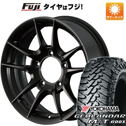 【新品】ジムニー 夏タイヤ ホイール4本セット 175/80R16 ヨコハマ ジオランダー M/T G003 アピオ ワイルドボア Z 5.5J 16インチ(送料無料)｜フジコーポレーション