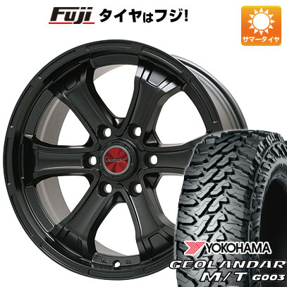 【新品】プラド/ハイラックス 夏タイヤ ホイール4本セット 265/65R17 ヨコハマ ジオランダー M/T G003 ビッグウエイ B-MUD K(マットブラック) トヨタ車専用 7.5J 17インチ(送料無料) 94,600円