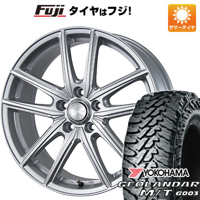 【新品国産車用5穴114.3】 夏タイヤ ホイール4本セット 225/65R17 ヨコハマ ジオランダー M/T G003 ブリヂストン エコフォルム SE-20 7J 17インチ(送料無料)