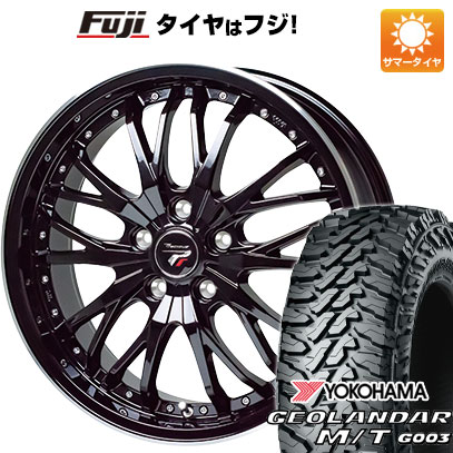 【新品国産車用5穴114.3】 夏タイヤ ホイール4本セット 225/65R17 ヨコハマ ジオランダー M/T G003 ホットスタッフ プレシャス HM-3 7J 17インチ(送料無料)