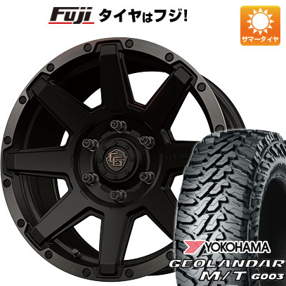 【新品国産車用6穴139.7】 夏タイヤ ホイール4本セット 35X12.5R17 ヨコハマ ジオランダー M/T G003 WEDS ウェッズ クロスオーバーガーメンツ Style U 8J 17インチ(送料無料)