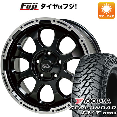 【新品】ジムニー 夏タイヤ ホイール4本セット 175/80R16 ヨコハマ ジオランダー M/T G003 ホットスタッフ マッドクロス グレイス 5.5J 16インチ(送料無料)|フジコーポレーション