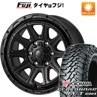 【新品国産車用6穴139.7】 夏タイヤ ホイール4本セット 285/70R17 ヨコハマ ジオランダー M/T G003 モンツァ HI-BLOCK レグルス 8J 17インチ(送料無料)