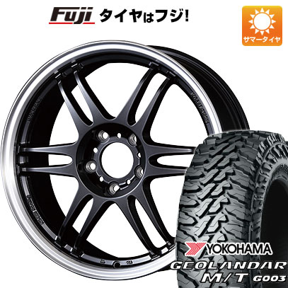 【新品国産車用5穴114.3】 夏タイヤ ホイール4本セット 225/65R17 ヨコハマ ジオランダー M/T G003 コーセイ K-1レーシング レヴ 7J 17インチ(送料無料)