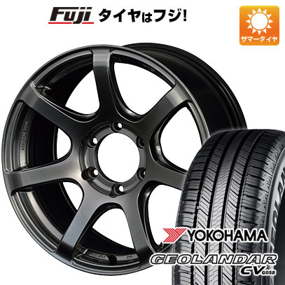 【新品】プラド/ハイラックス 夏タイヤ ホイール4本セット 265/60R18 ヨコハマ ジオランダー CV G058 トゥホット バックナイン ライトスピード 8.5J 18インチ(送料無料)