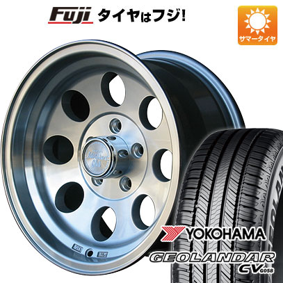 【新品】デリカD5 夏タイヤ ホイール4本セット 225/70R16 ヨコハマ ジオランダー CV G058 WEDS ウェッズ ジムライン タイプ2 7J 16インチ(送料無料)|フジコーポレーション