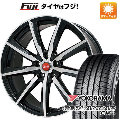 【新品国産車用5穴114.3】 夏タイヤ ホイール4本セット 235/55R20 ヨコハマ ジオランダー CV G058 ビッグウエイ B-WIN ヴェノーザ 9 8.5J 20インチ(送料無料)