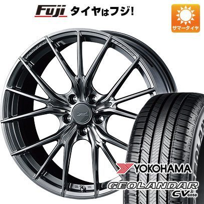 【新品国産車用5穴114.3】 夏タイヤ ホイール4本セット 225/60R18 ヨコハマ ジオランダー CV G058 WEDS ウェッズ F-ZERO FZ-1 8J 18インチ(送料無料)｜フジコーポレーション 171,350円
