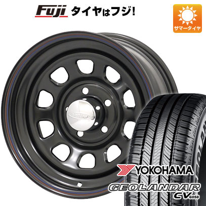 【新品】デリカD5 夏タイヤ ホイール4本セット 235/70R16 ヨコハマ ジオランダー CV G058 モリタ デイトナズ G2 7J 16インチ(送料無料)