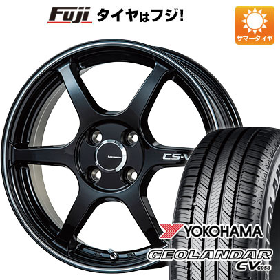 【新品】ライズ/ロッキー(ガソリン) 夏タイヤ ホイール4本セット 195/65R16 ヨコハマ ジオランダー CV G058 レアマイスター CS-V6(グロスブラック/ラインポリッシュ) 6J 16インチ(送料無料)