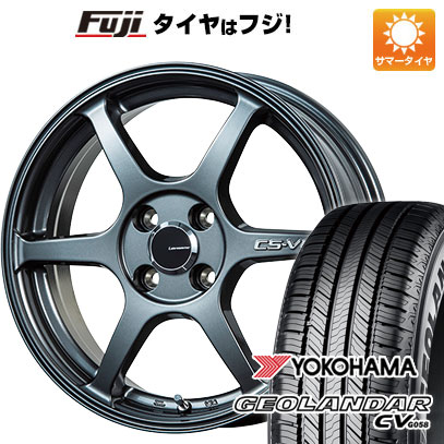 【新品】ライズ/ロッキー（ガソリン） 夏タイヤ ホイール4本セット 195/65R16 ヨコハマ ジオランダー CV G058 レアマイスター CS-V6(ガンメタ) 6J 16インチ(送料無料)