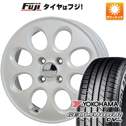 【新品 軽自動車】ハスラー デリカミニ(4WD) 夏タイヤ ホイール4本セット 165/60R15 ヨコハマ ジオランダー CV G058 ホットスタッフ ララパーム オーバル 4.5J 15インチ(送料無料)