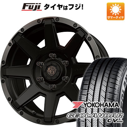 【新品】デリカD5 夏タイヤ ホイール4本セット 225/70R16 ヨコハマ ジオランダー CV G058 WEDS ウェッズ クロスオーバーガーメンツ Style U 7J 16インチ(送料無料)