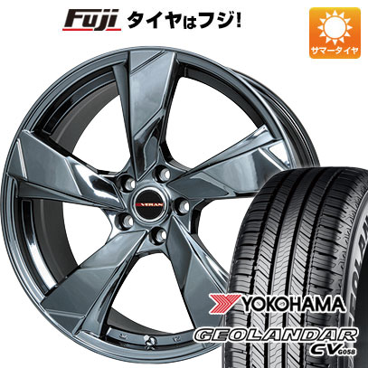 【新品国産車用5穴114.3】 夏タイヤ ホイール4本セット 235/55R20 ヨコハマ ジオランダー CV G058 プレミックス ヴェランV(BMC) 8.5J 20インチ(送料無料)|フジコーポレーション