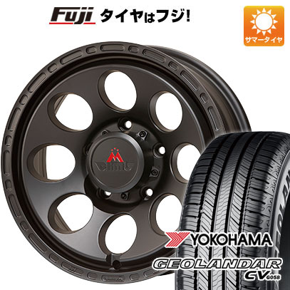 【新品】ジムニーシエラ/ジムニーノマド 夏タイヤ ホイール4本セット 225/70R16 ヨコハマ ジオランダー CV G058 エムクライム アストロ DC 6J 16インチ(送料無料)