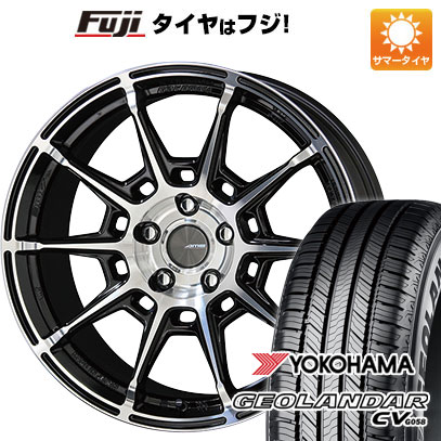 【新品国産車用5穴114.3】 夏タイヤ ホイール4本セット 225/60R18 ヨコハマ ジオランダー CV G058 共豊 ガレルナ レフィーノ 8J 18インチ(送料無料)|フジコーポレーション