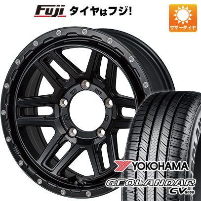 【新品】ジムニーシエラ/ジムニーノマド 夏タイヤ ホイール4本セット 215/70R16 ヨコハマ ジオランダー CV G058 モンツァ HI-BLOCK エルデ 6J 16インチ(送料無料)|フジコーポレーション