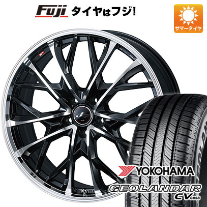 【新品国産車用5穴114.3】 夏タイヤ ホイール4本セット 235/55R20 ヨコハマ ジオランダー CV G058 WEDS ウェッズ レオニス MV 8.5J 20インチ(送料無料)