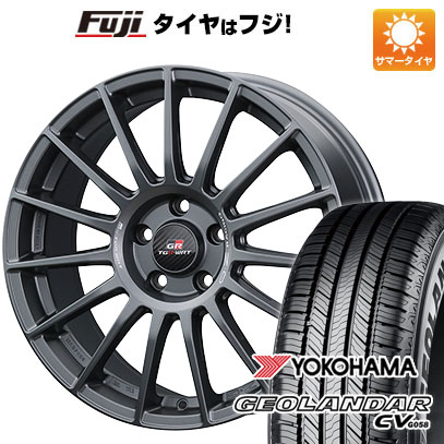 【新品国産車用5穴114.3】 夏タイヤ ホイール4本セット 235/55R20 ヨコハマ ジオランダー CV G058 OZ スーパーツーリズモ TGR-WRT 8.5J 20インチ(送料無料)
