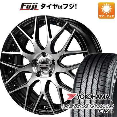 【新品国産車用5穴114.3】 夏タイヤ ホイール4本セット 225/55R19 ヨコハマ ジオランダー CV G058 モンツァ ワーウィック MX-09 8J 19インチ(送料無料)