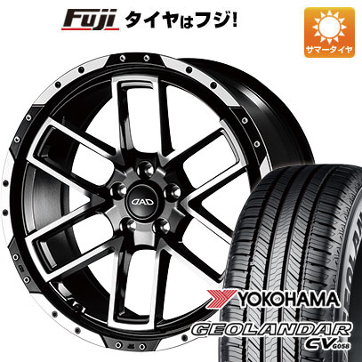 【新品国産車用5穴114.3】 夏タイヤ ホイール4本セット 225/55R19 ヨコハマ ジオランダー CV G058 ギャルソン ツェンレイン ヴォーグ 7.5J 19インチ(送料無料)