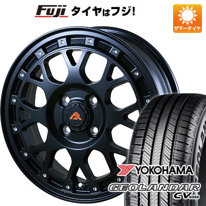 【新品 軽自動車】ハスラー デリカミニ(4WD) 夏タイヤ ホイール4本セット 165/60R15 ヨコハマ ジオランダー CV G058 アルジェノン フェニーチェ クロスXC8 5J 15インチ(送料無料)