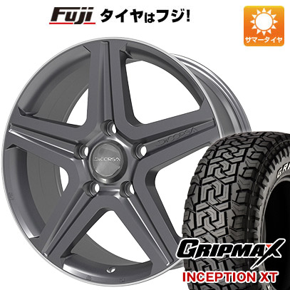 【新品】ランクル200 夏タイヤ ホイール4本セット 285/50R20 グリップマックス インセプション X/T RWL(限定2021年製) デコルサ クレスト 20インチ(送料無料)画像