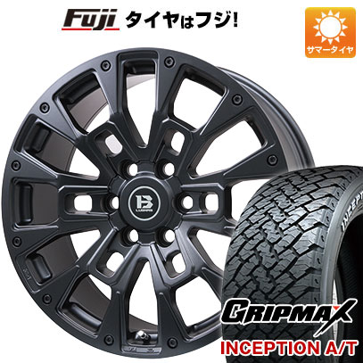 【新品】プラド 夏タイヤ ホイール4本セット 265/50R20 グリップマックス インセプション A/T RWL(限定2024年製) ビッグウエイ B-LUGNAS BRD(マットブラック) 8.5J 20インチ(送料無料)
