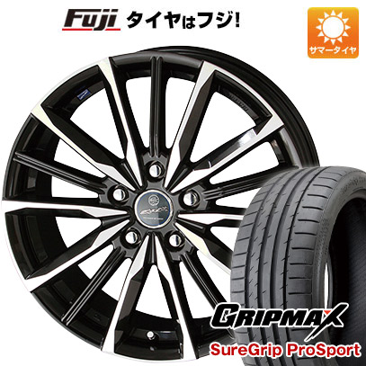 【新品国産車用5穴114.3】 夏タイヤ ホイール4本セット 225/40R18 グリップマックス シュアグリップ PRO SPORT BSW（限定） 共豊 スマック ヴァルキリー 8J 18インチ(送料無料)