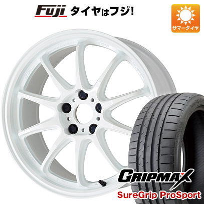 【新品国産車用5穴100】 夏タイヤ ホイール4本セット 225/40R18 グリップマックス シュアグリップ PRO SPORT BSW（限定） WORK ワーク エモーション ZR10 7.5J 18インチ(送料無料)｜フジコーポレーション