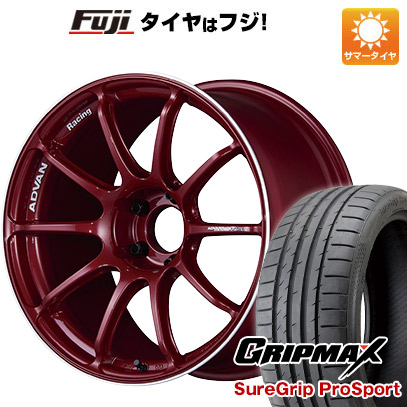 【新品国産車用5穴114.3】 夏タイヤ ホイール4本セット 225/40R18 グリップマックス シュアグリップ PRO SPORT BSW（限定） ヨコハマ アドバンレーシング RSIII 8J 18インチ(送料無料)