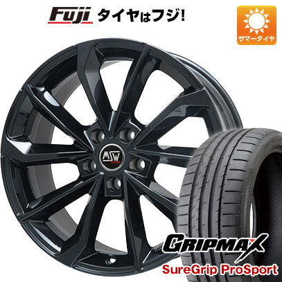 【新品国産車用5穴114.3】 夏タイヤ ホイール4本セット 225/35R19 グリップマックス シュアグリップ PRO SPORT BSW（限定） MSW by OZ Racing MSW 42(グロスブラック) 8J 19インチ(送料無料)